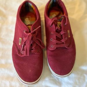 Maroon Vans